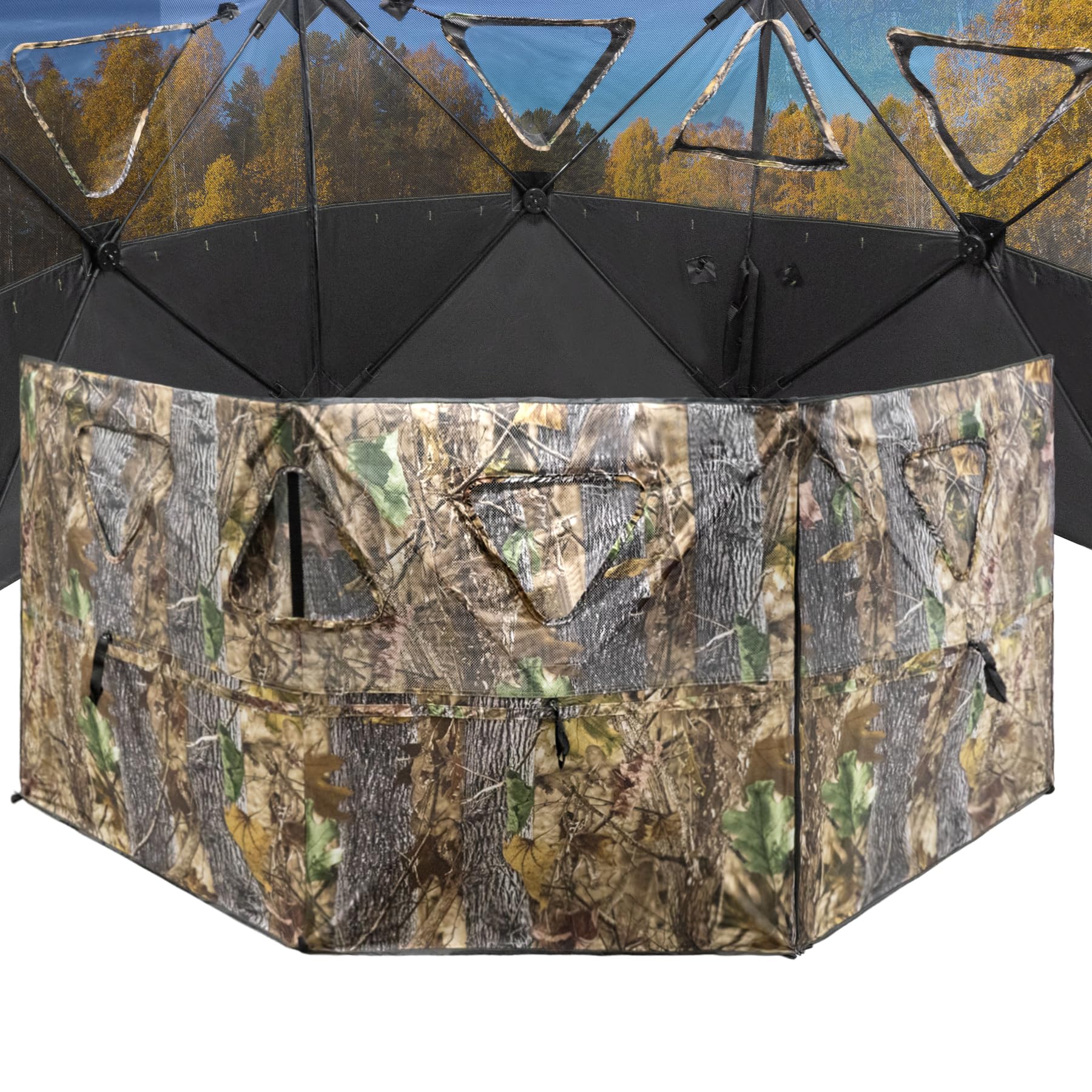WTVIDAS hunting blind see-through mesh lets you observe without exposing your position