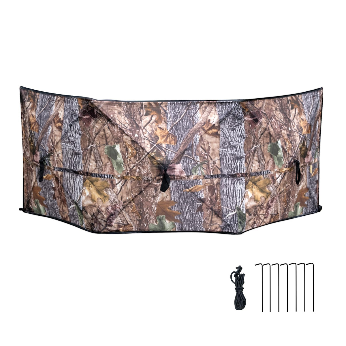 WTVIDAS hunting blind three-panel assembly shows sturdy concealment and fast setup