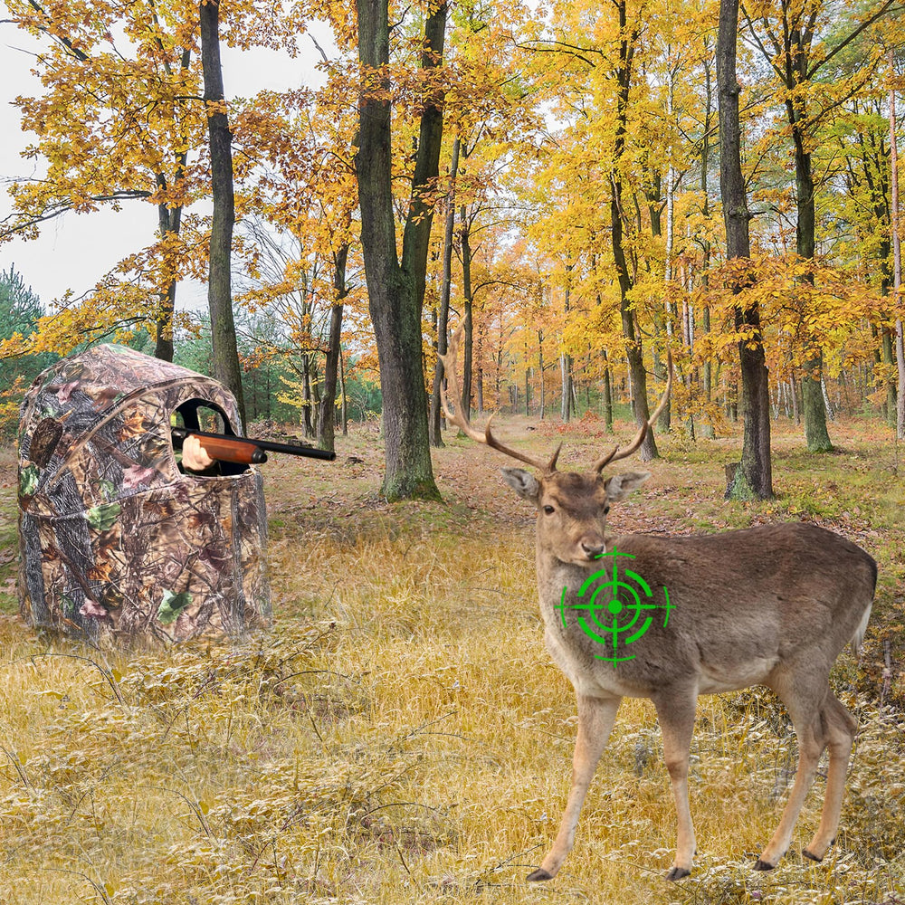 WTVIDAS hunting blind waterproof camo fabric shields against wind and rain