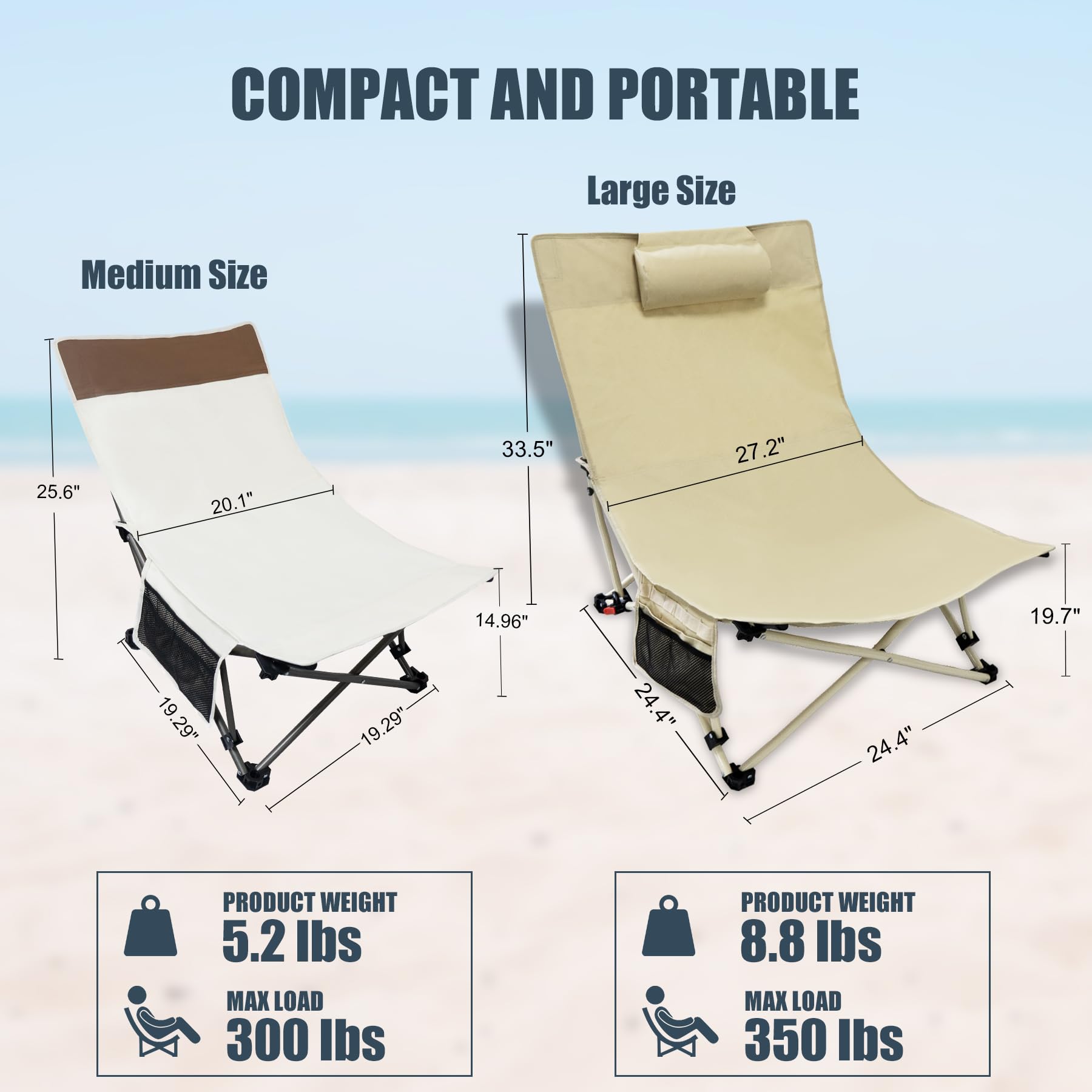 WTVIDAS chair with side pocket showing convenient storage for essentials
