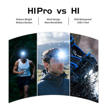 WUBEN H1 Pro 2600mAh battery provides long-lasting power on trails