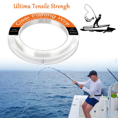 Clear fishing line used to hang balloons