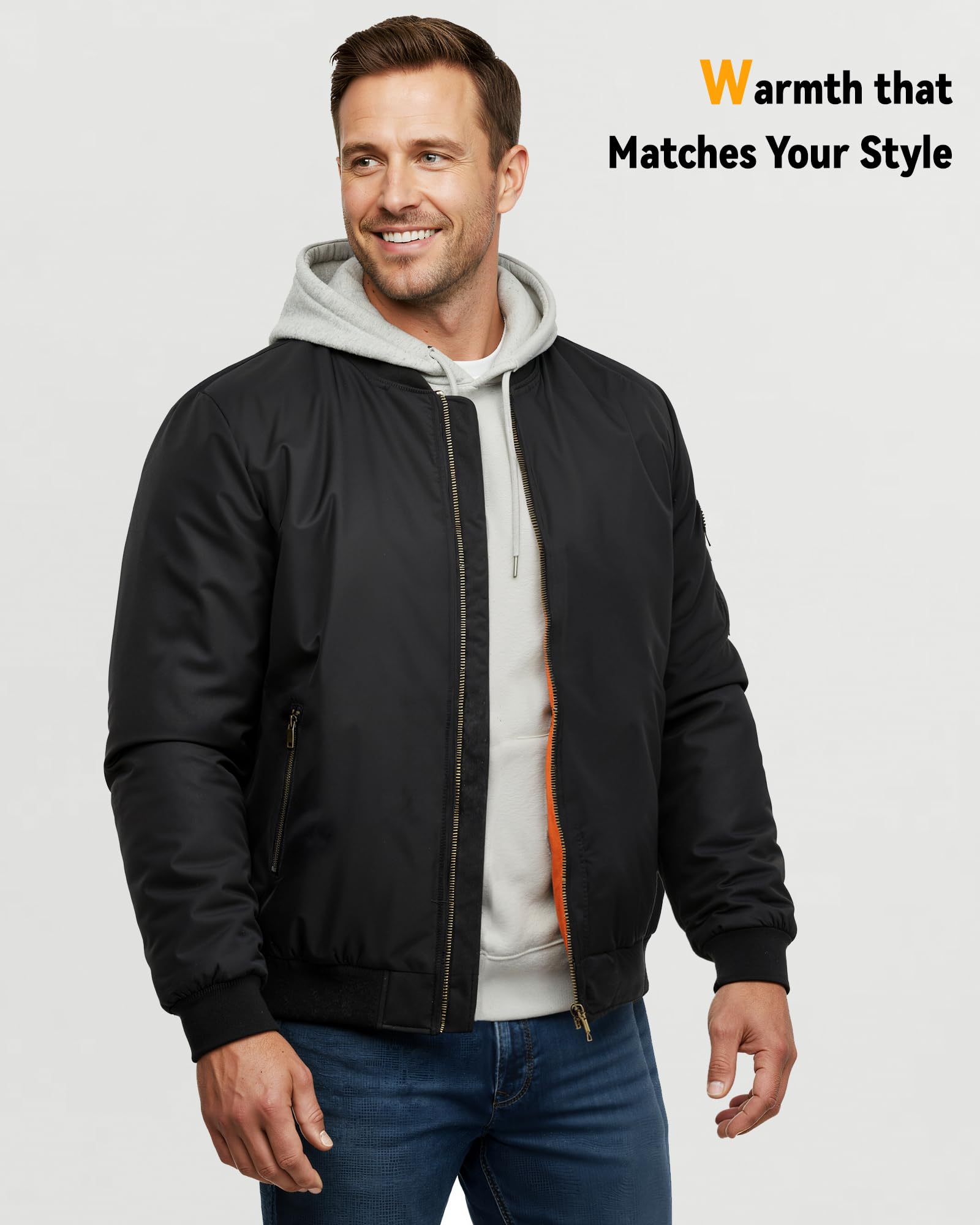 Wulcea waterproof fabric jacket protects against rain and snow