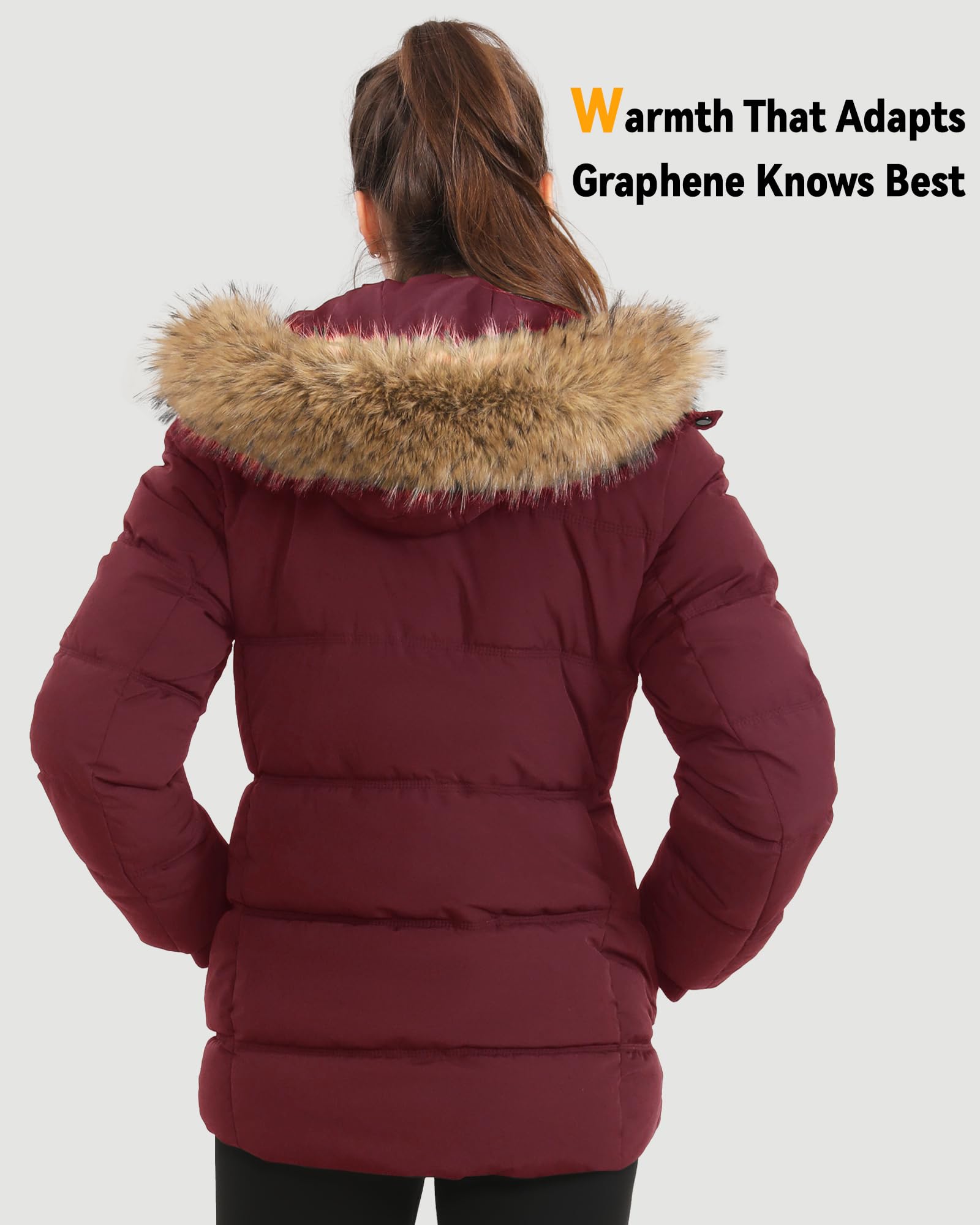 Wulcea winter outerwear keeps you warm during snow, rain, and wind