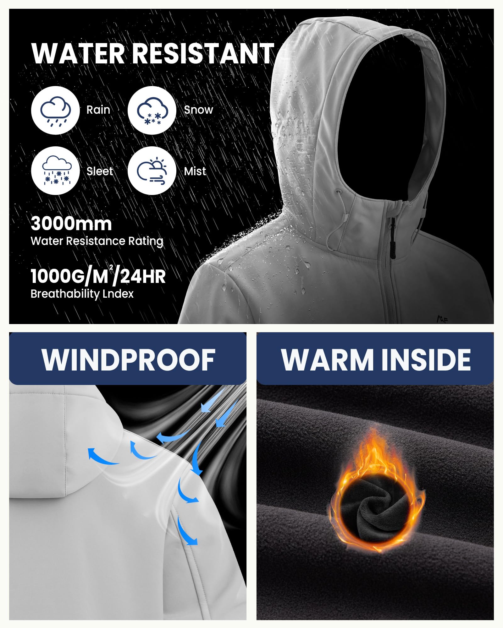 WULFUL stretch fabric moves with you during hiking and outdoor activities