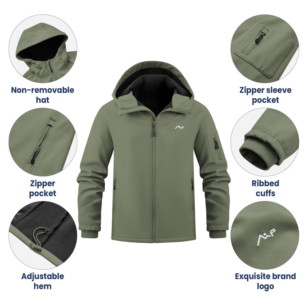 WULFUL outdoor windbreaker lightweight design suitable for multi-season use.