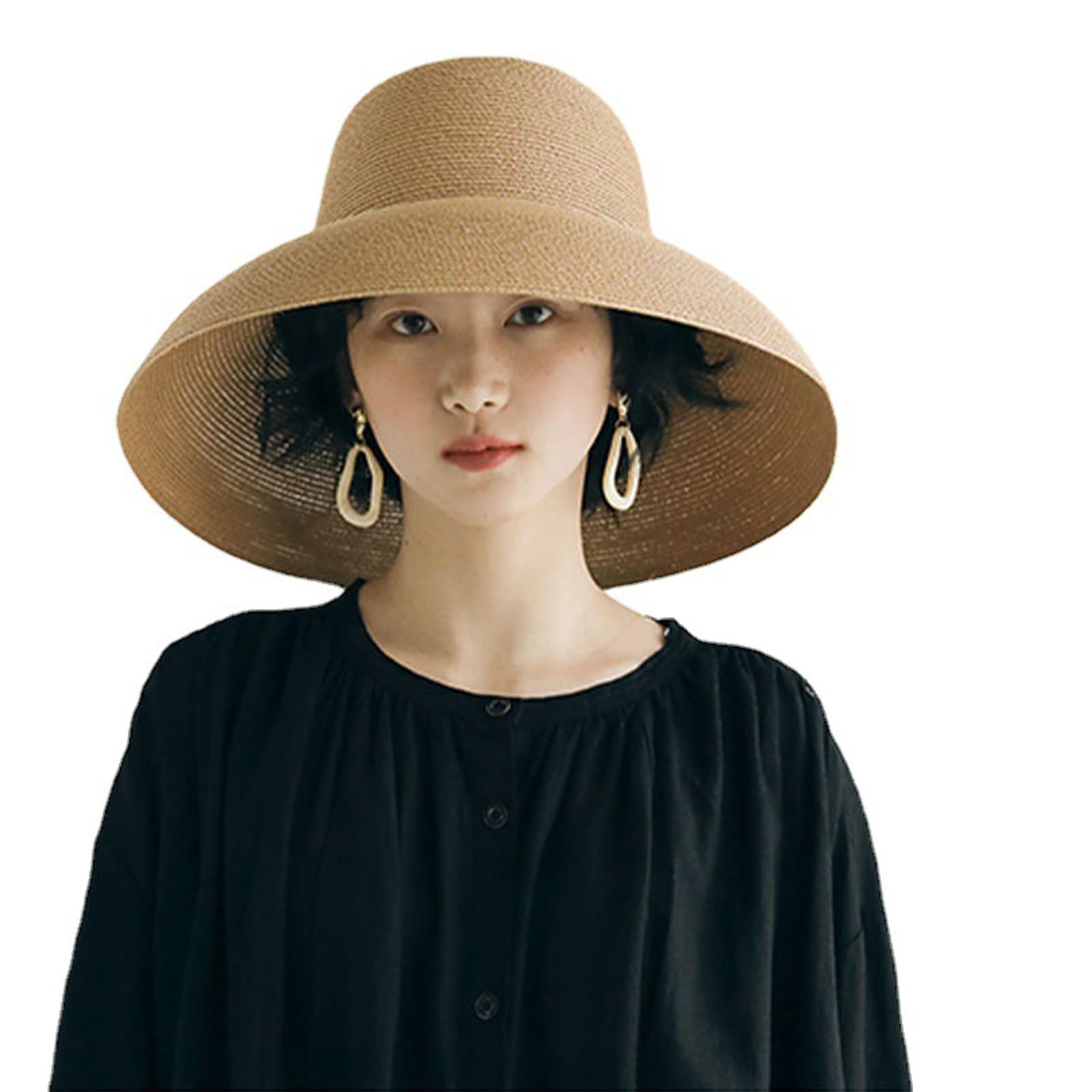 WUODHTW breathable paper straw construction keeps you cool in sun.