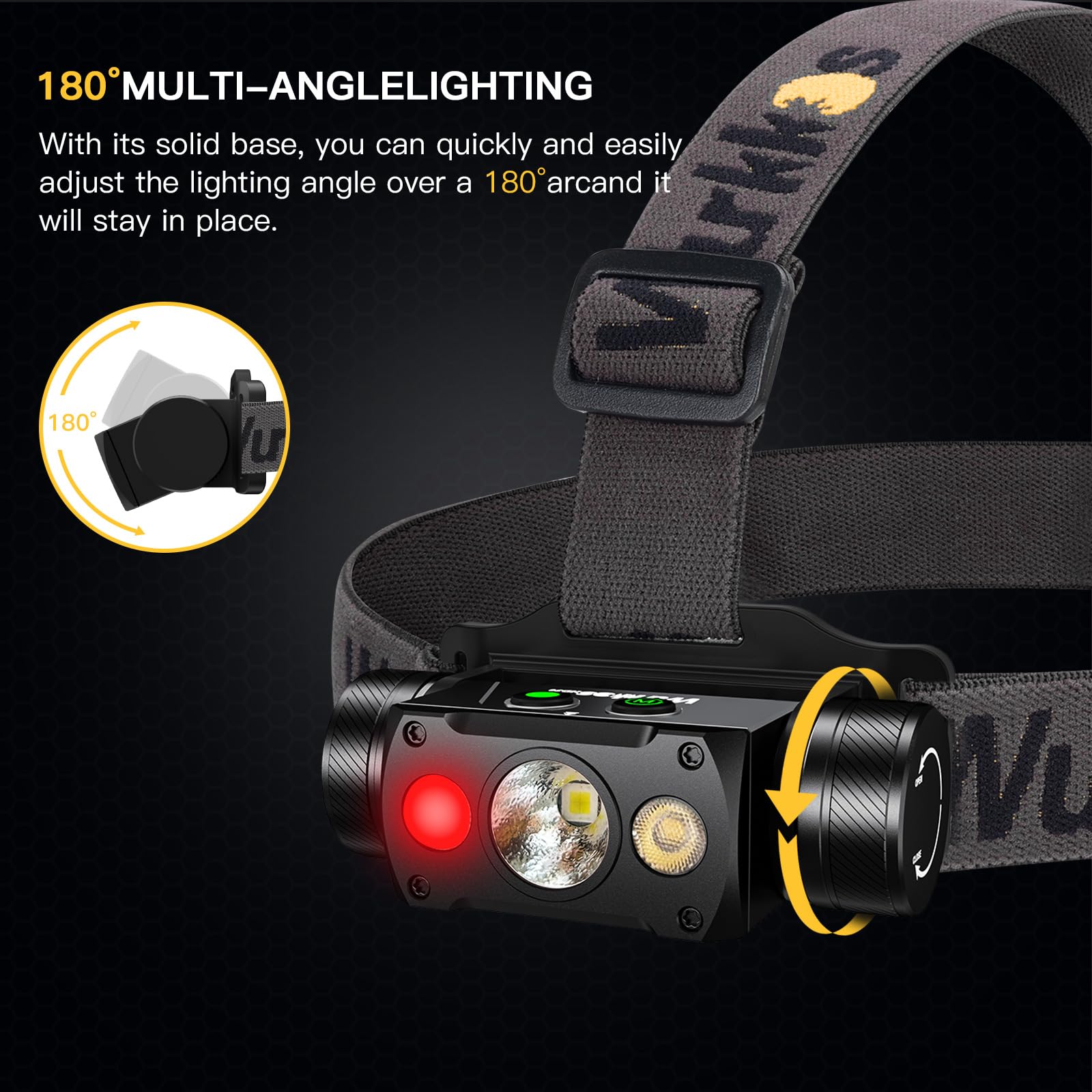 Wurkkos HD50 IP67 waterproof design handles rain and wet environments.
