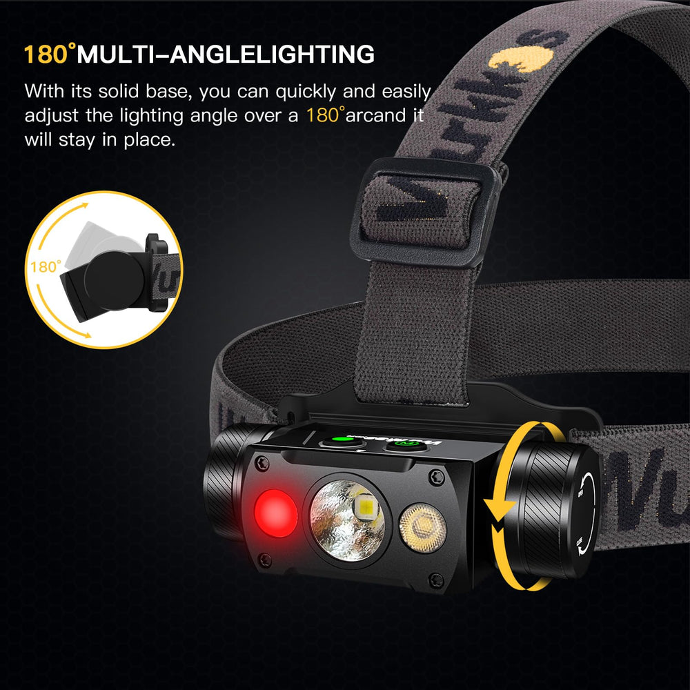Wurkkos HD50 IP67 waterproof design handles rain and wet environments.