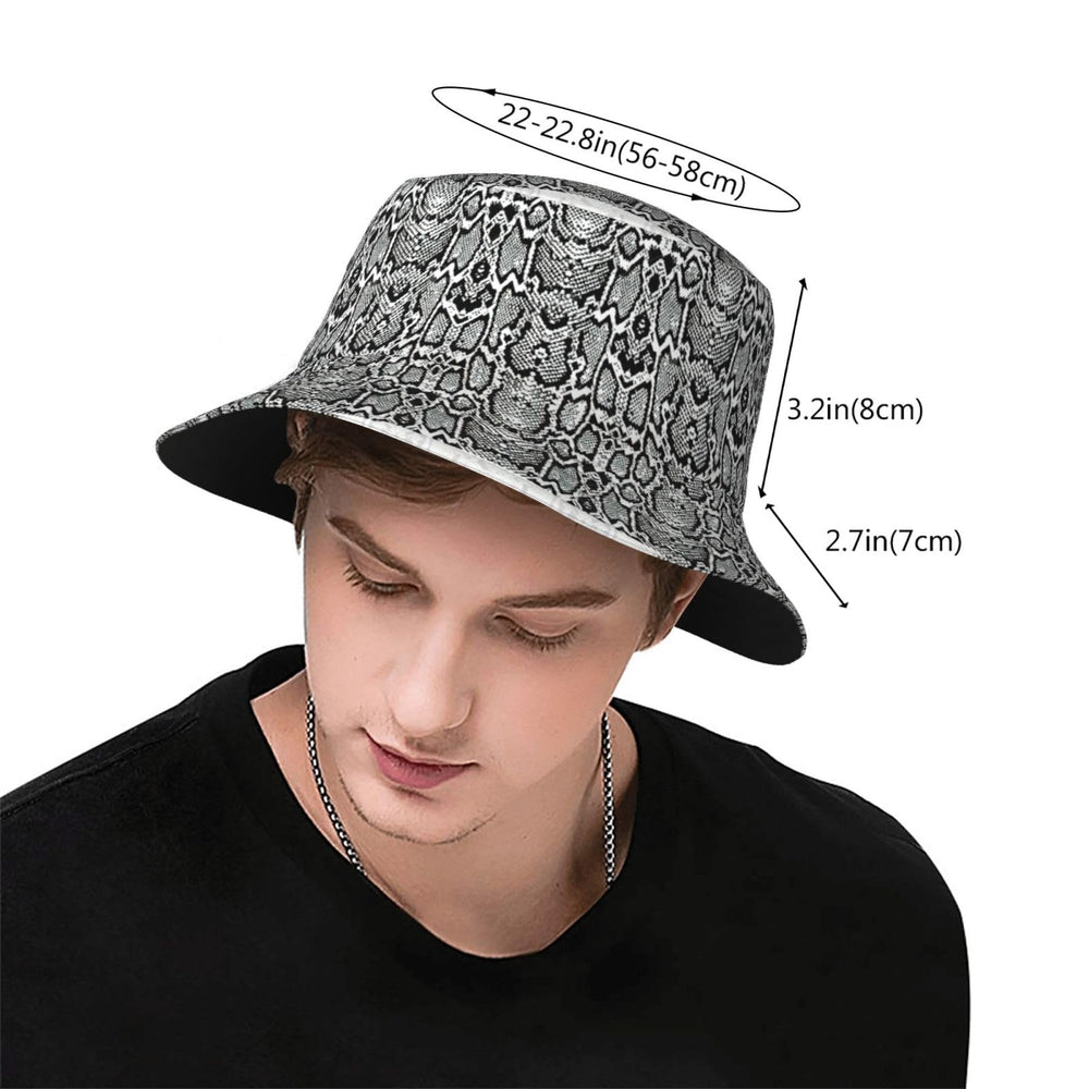 WURTON unisex snake skin hat suits all outfits and activities