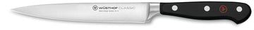 Wüsthof Classic 6-inch Utility Knife blade close-up for precise slicing.