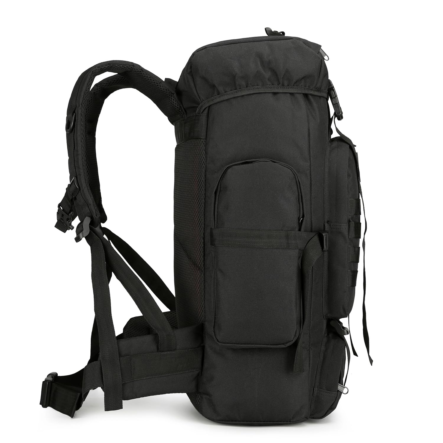 WWINTMING 45L hiking backpack front pocket for quick access during hikes.
