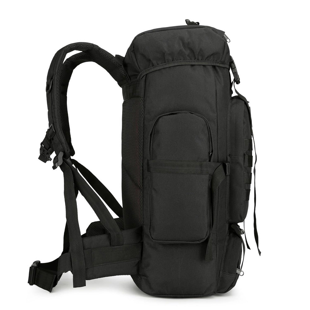 WWINTMING 45L hiking backpack front pocket for quick access during hikes.