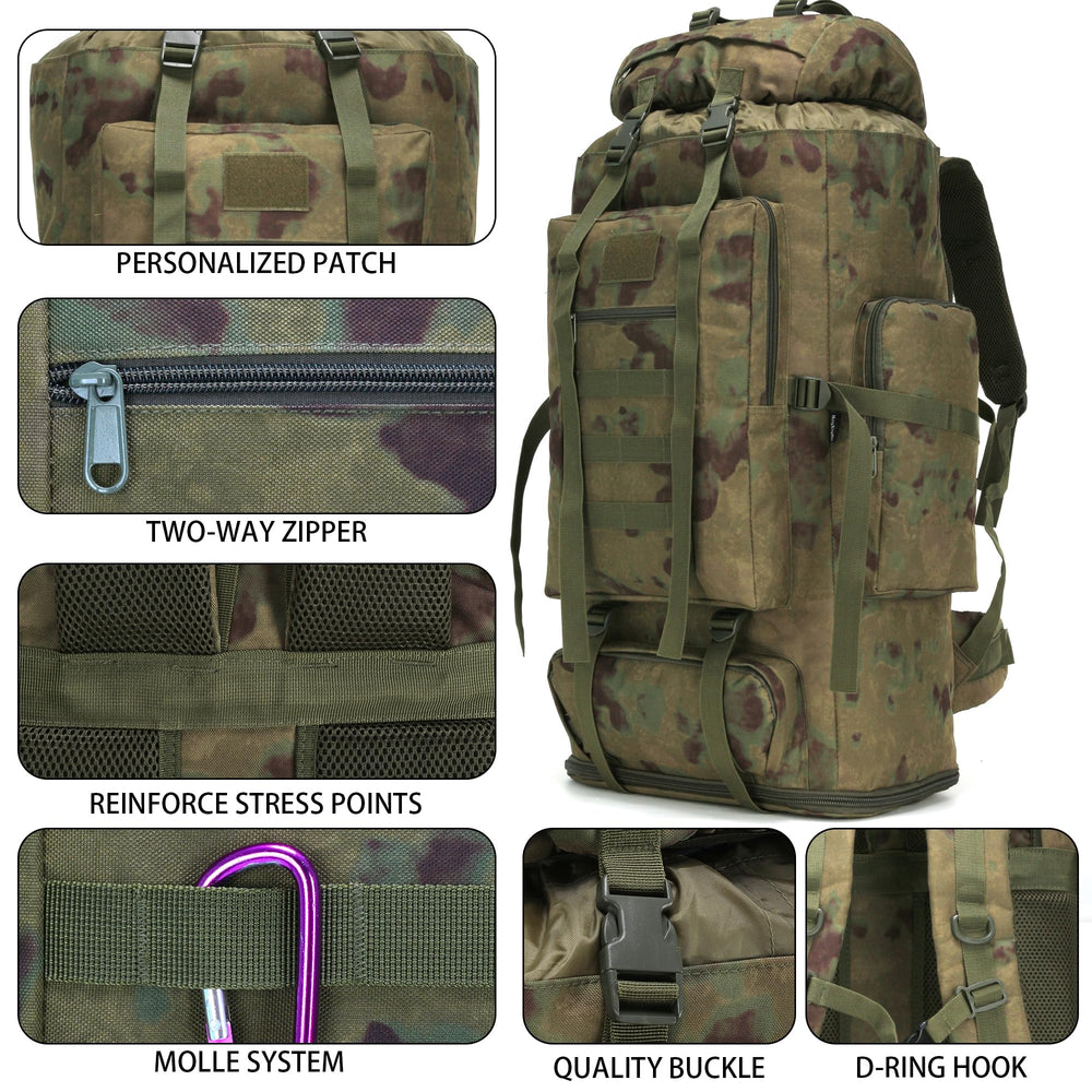 W WINTMING 900D oxford fabric provides water resistance and durability.