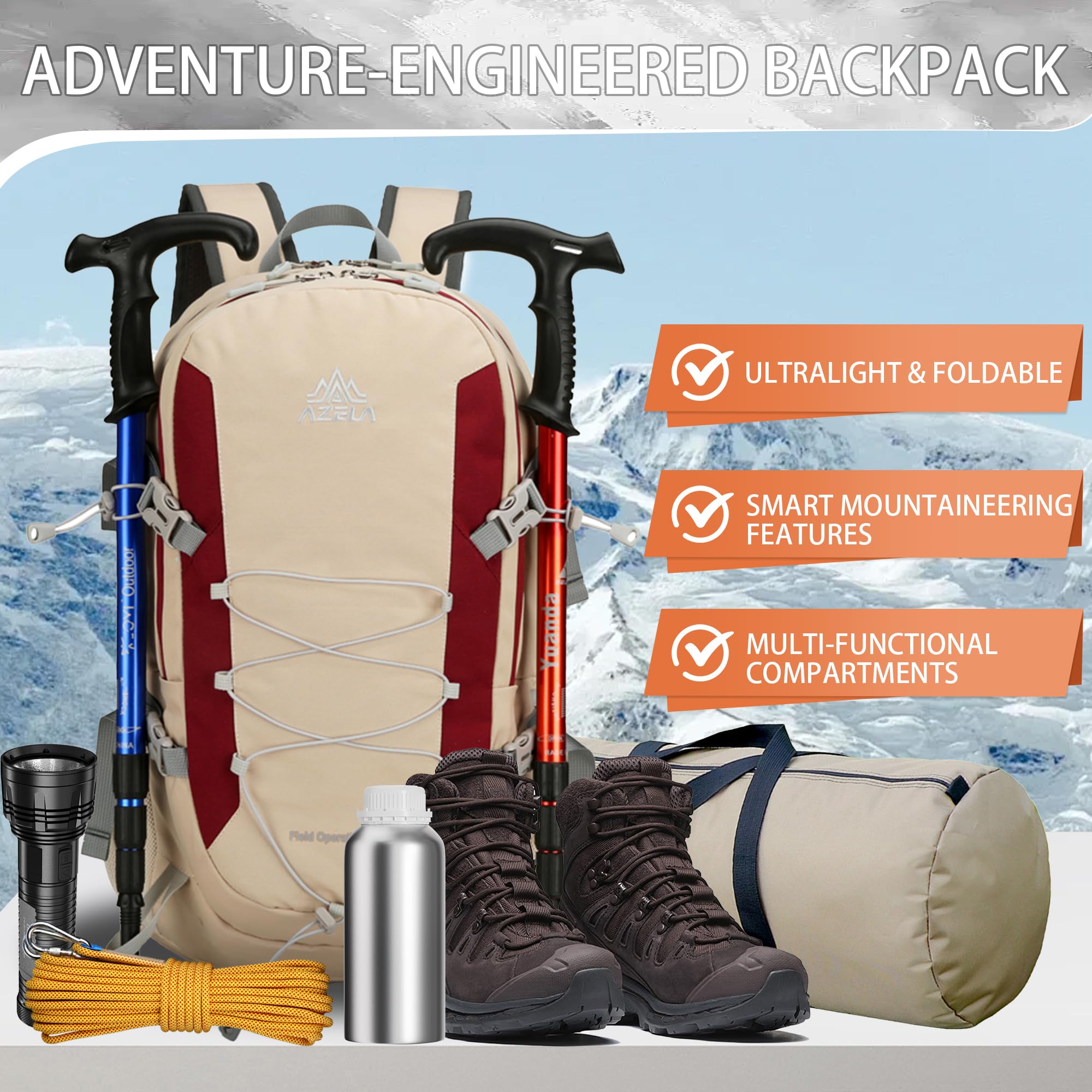 W WINTMING foldable backpack fits in luggage as a spare bag.