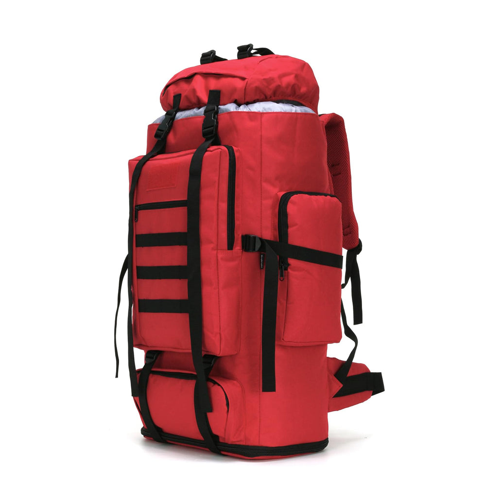 W WINTMING hiking backpack main compartment keeps gear organized for 70L capacity.