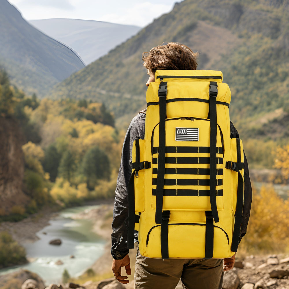 W WINTMING hiking backpack laptop compartment keeps devices organized
