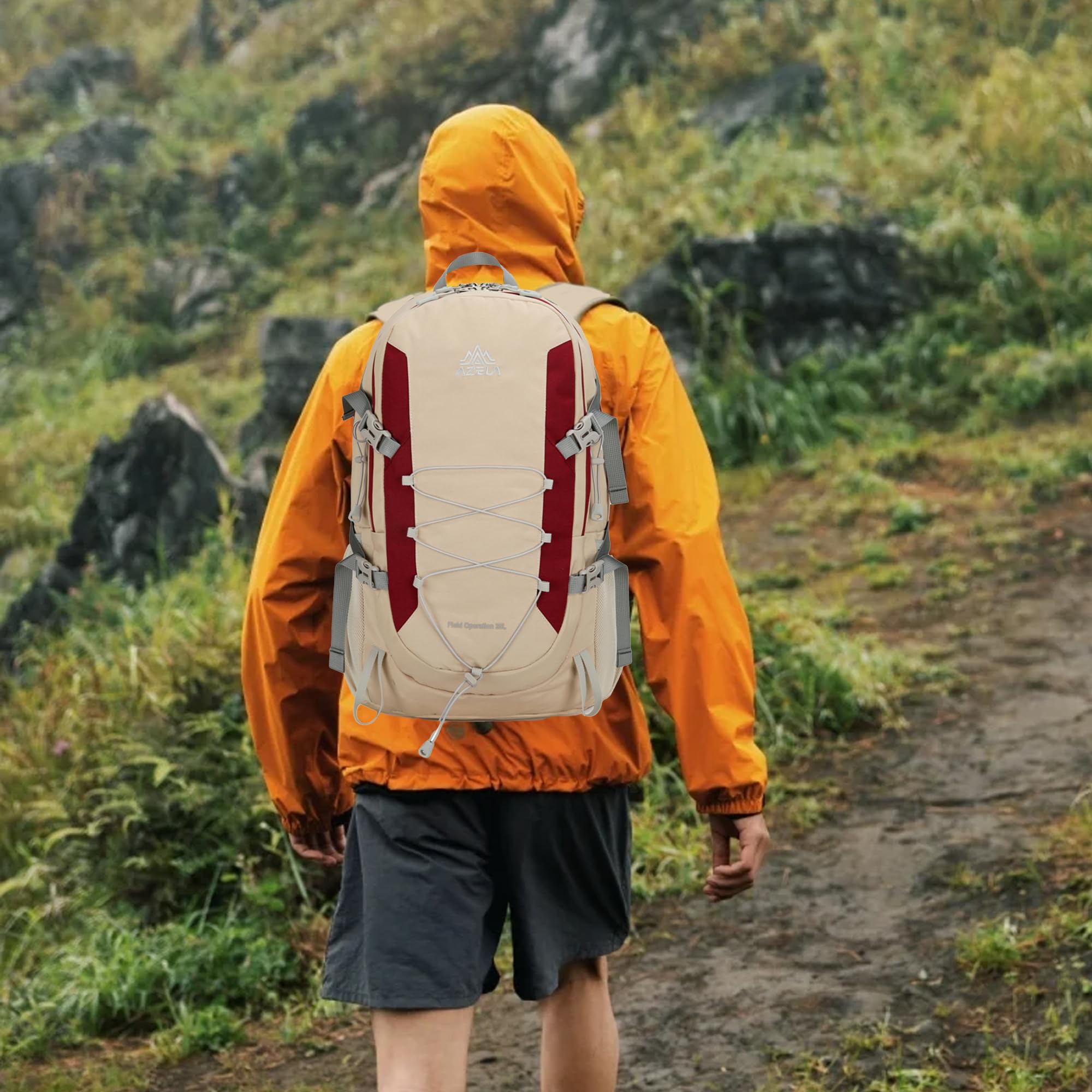 W WINTMING SBS zipper reinforces durability for frequent outdoor use.
