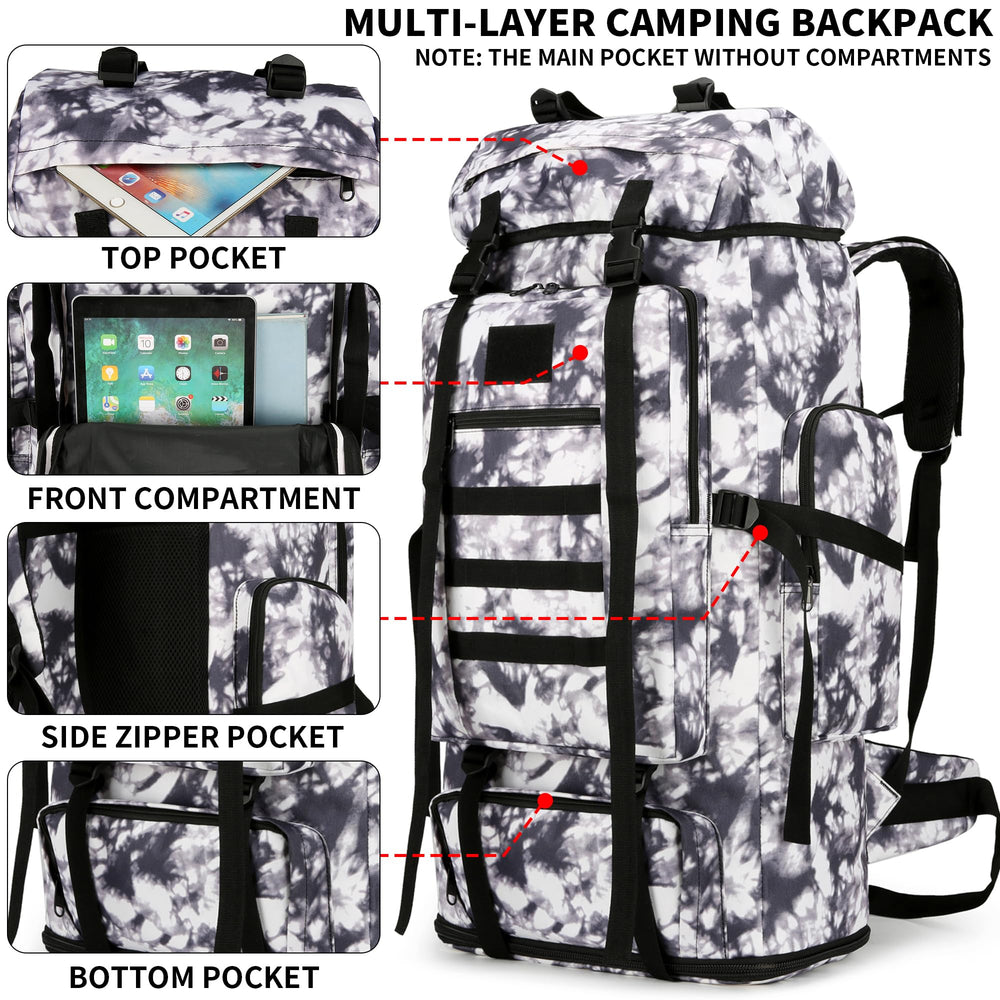 WWINTMING side pockets provide organized space for water bottle and tools.