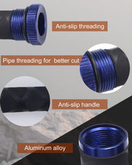 Openable knot puller designed to split into two parts for line threading