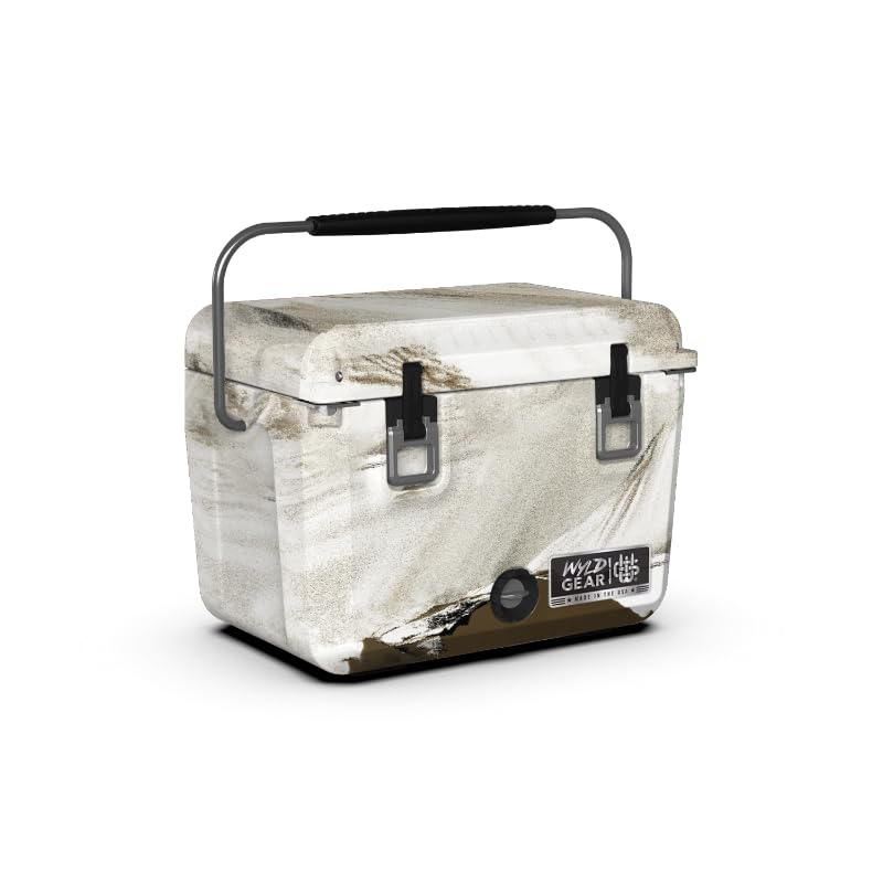 Wyld Gear 25qt Freedom cooler showing ergonomic handles for easy transport.