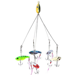 Wytino umbrella bait rig with five arms for multi-lure casting.
