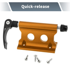 X AUTOHAUX aluminum alloy mount with anti-corrosion finish for outdoors.
