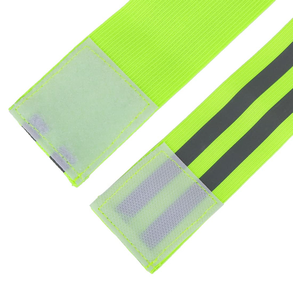 X AUTOHAUX eight-pack reflective armbands ready for outdoor activities.