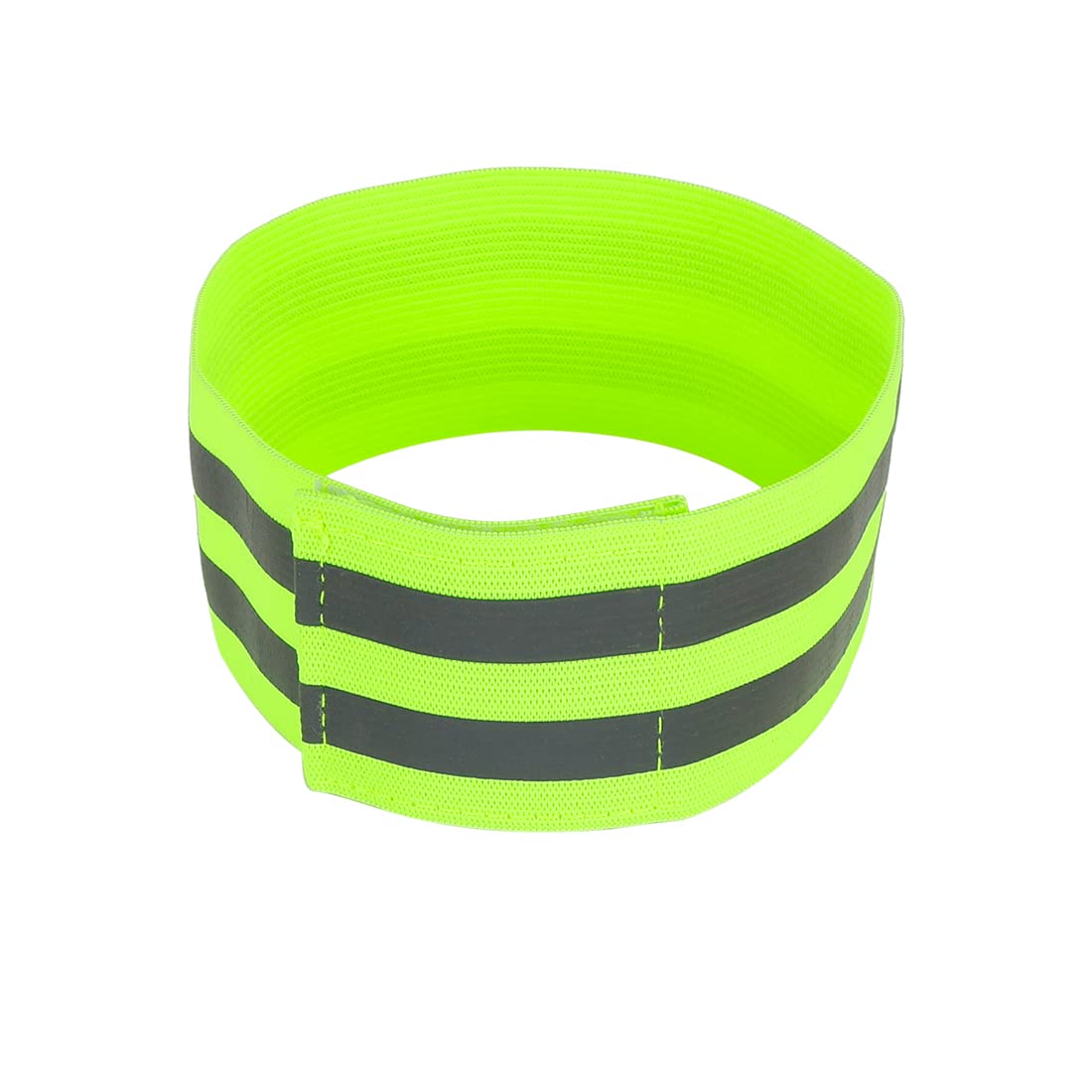 X AUTOHAUX green arm band demonstrates secure fit during movement.