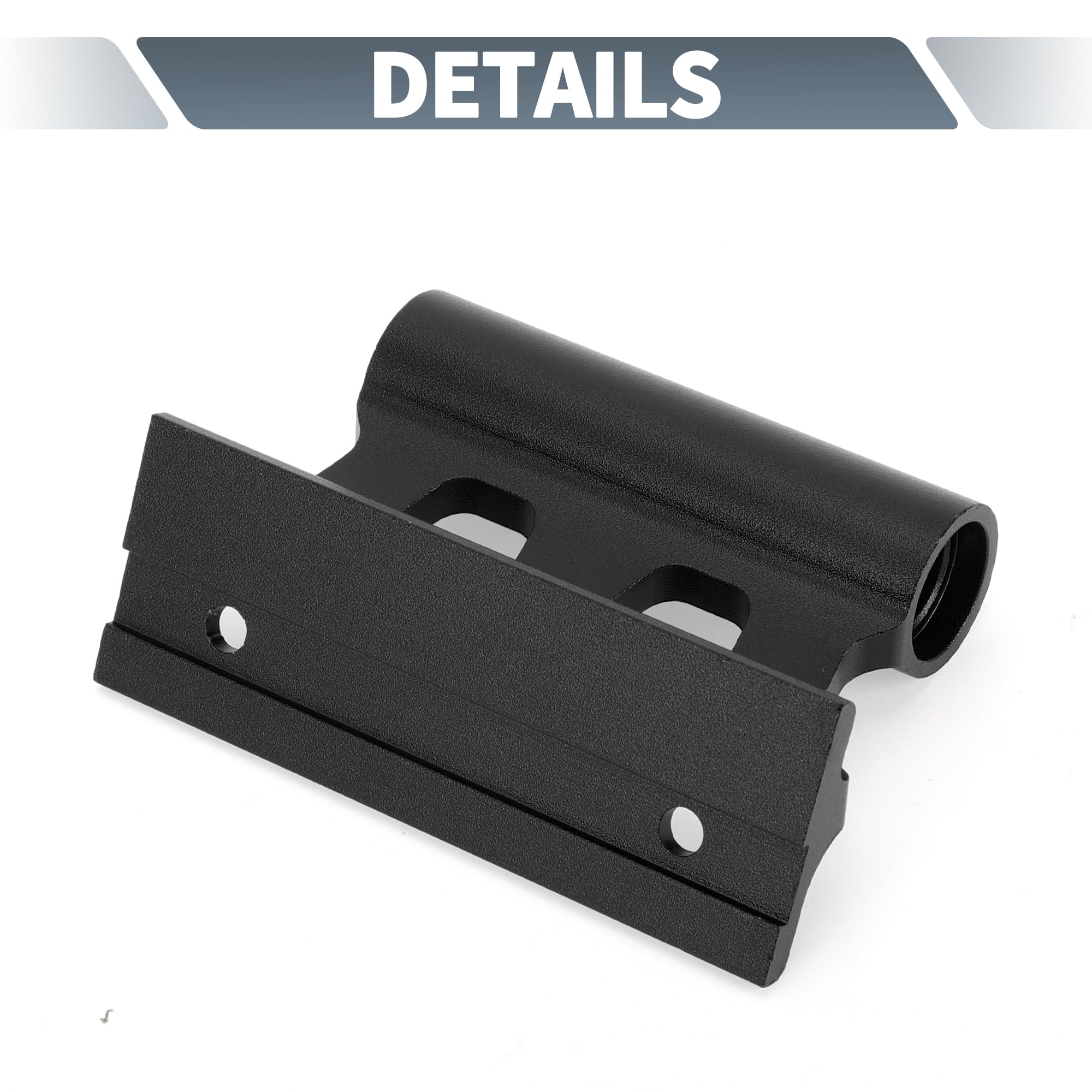 X AUTOHAUX black anti-corrosion finish close-up for outdoor use