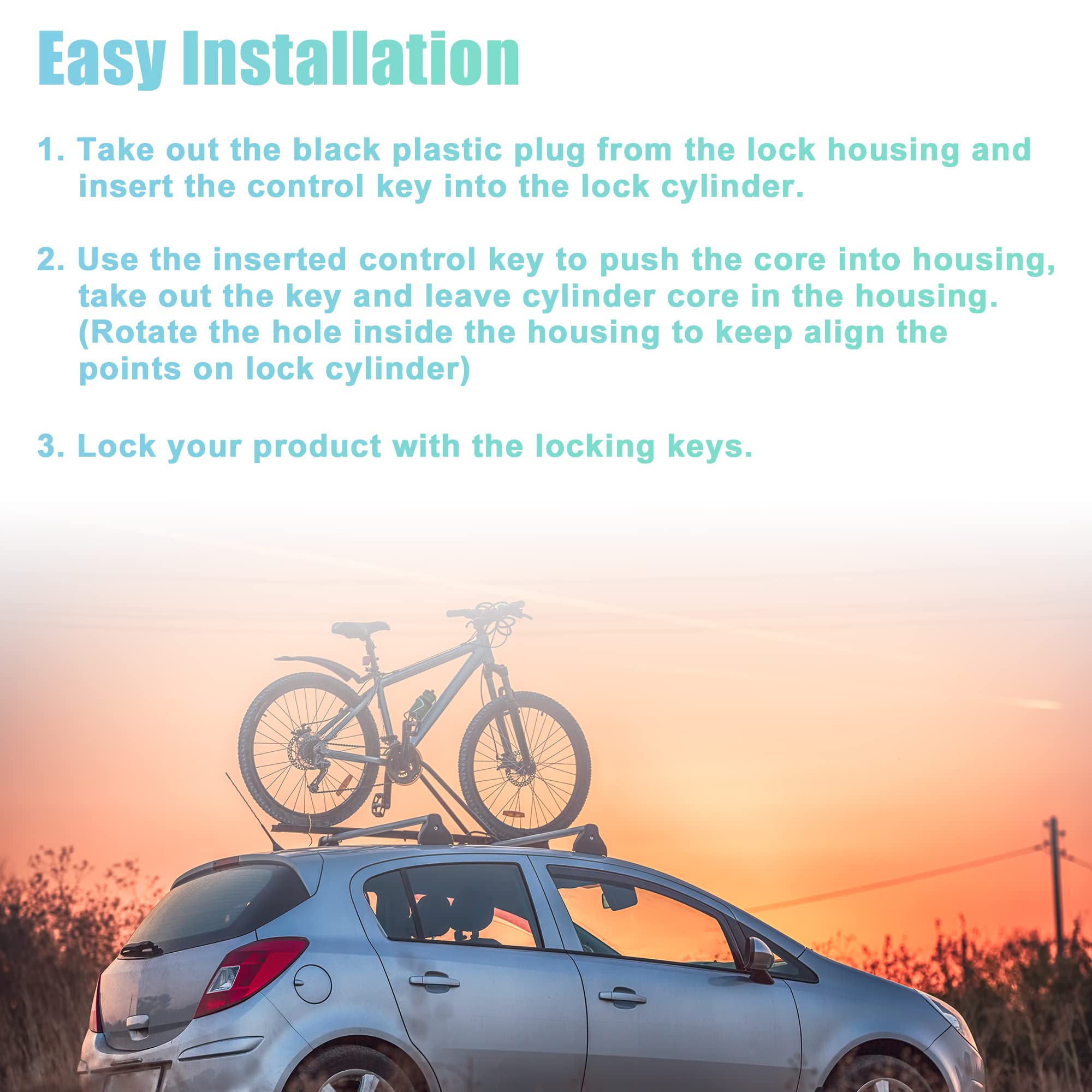 X AUTOHAUX durable metal lock core designed for long-lasting luggage security