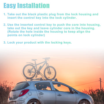 X AUTOHAUX durable metal lock core designed for long-lasting luggage security