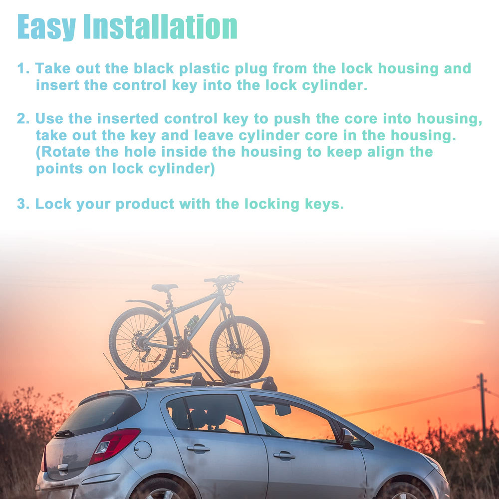 X AUTOHAUX durable metal lock core designed for long-lasting luggage security