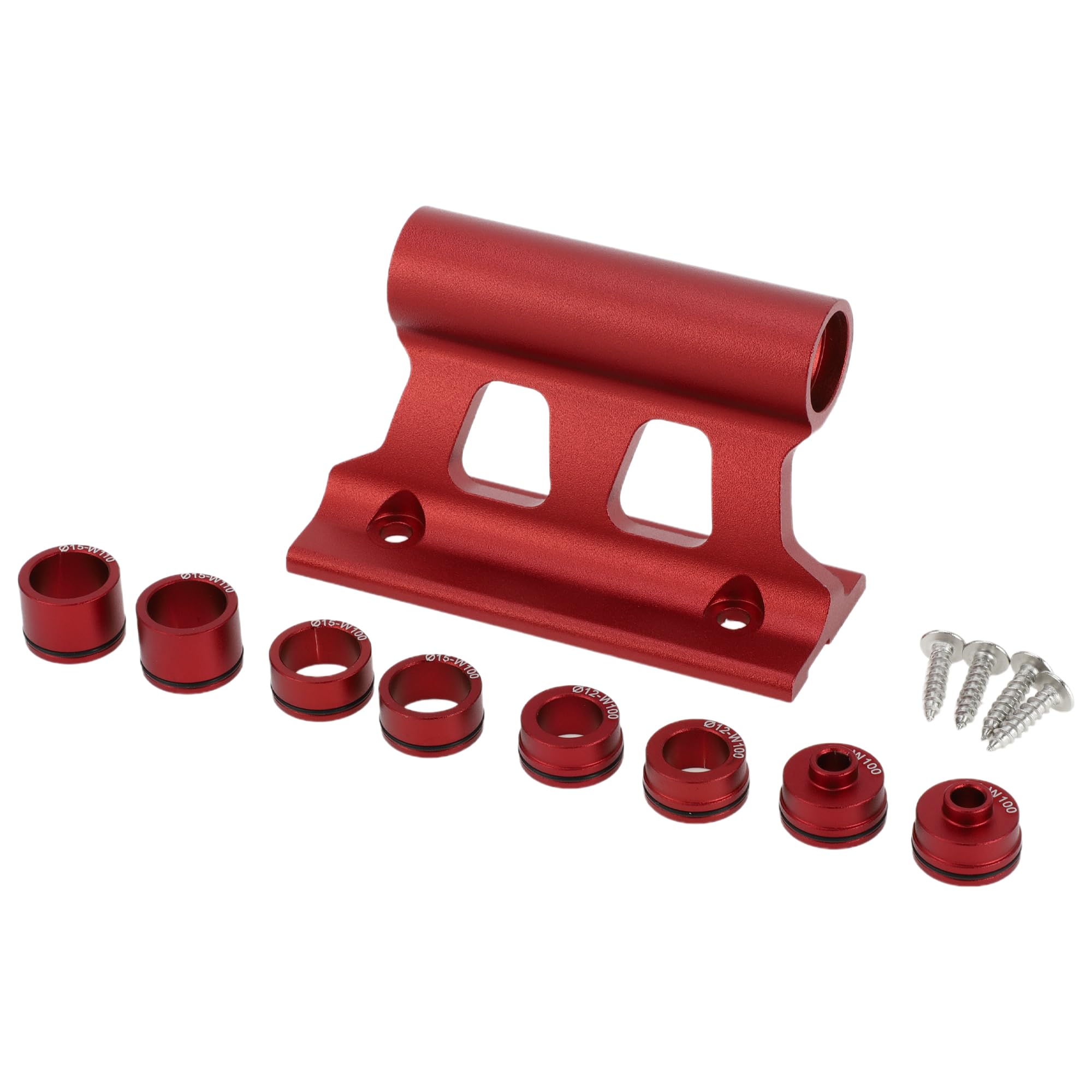 X AUTOHAUX Universal Quick Release Bike Fork Mount Rack - Red, 0.25in