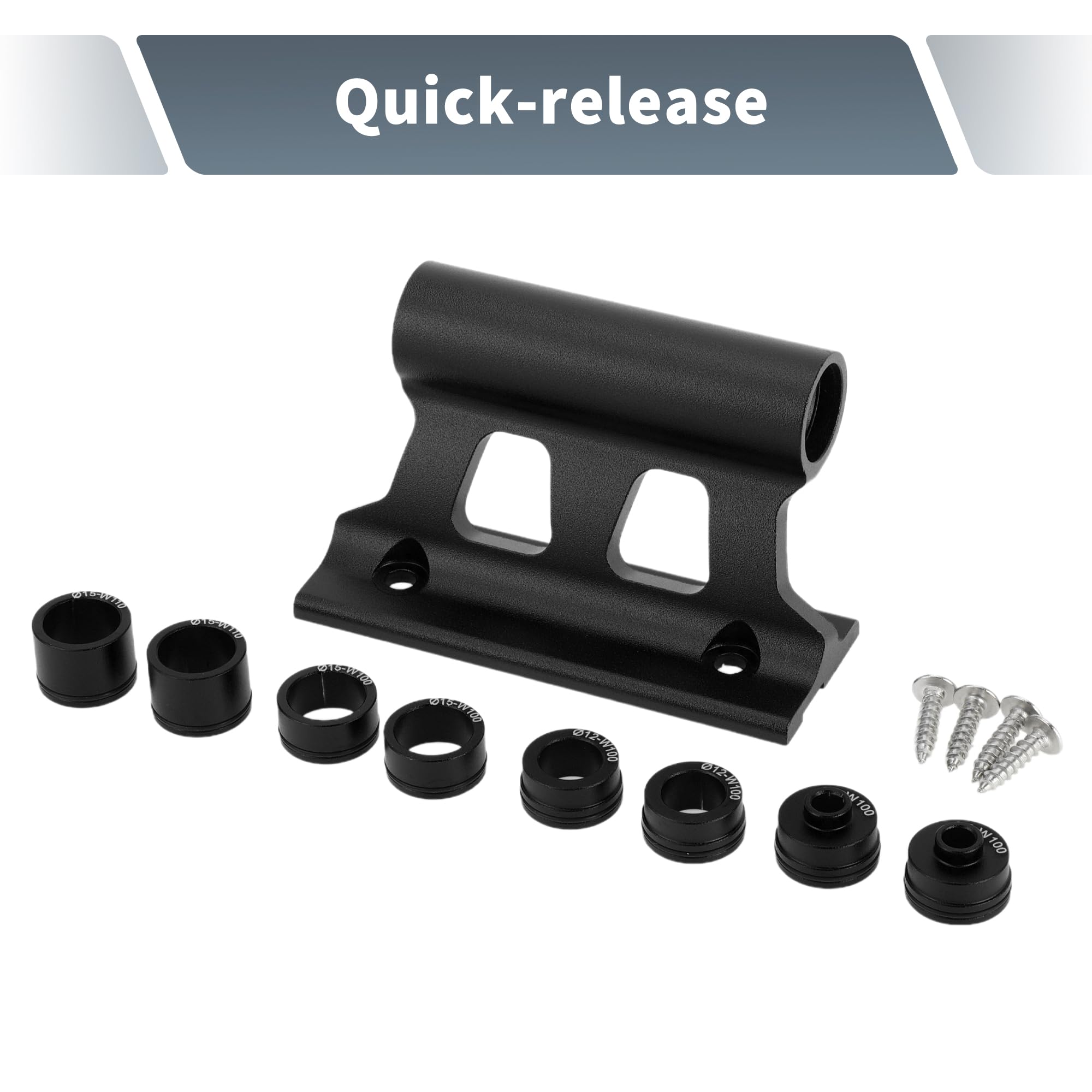 X AUTOHAUX quick-release fork mount on bike, secure attachment