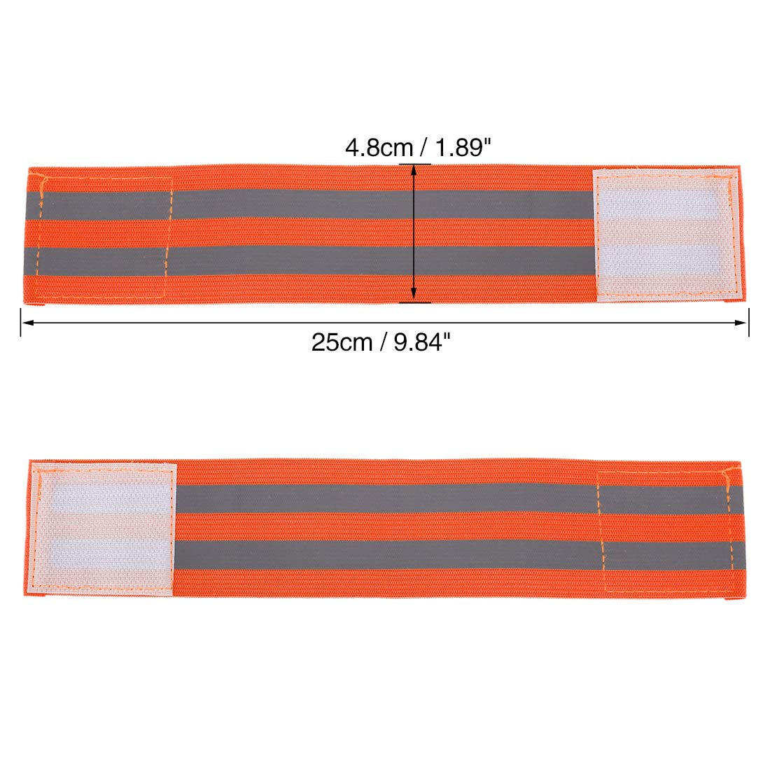Four-pack orange wristbands for outdoor activities by X AUTOHAUX