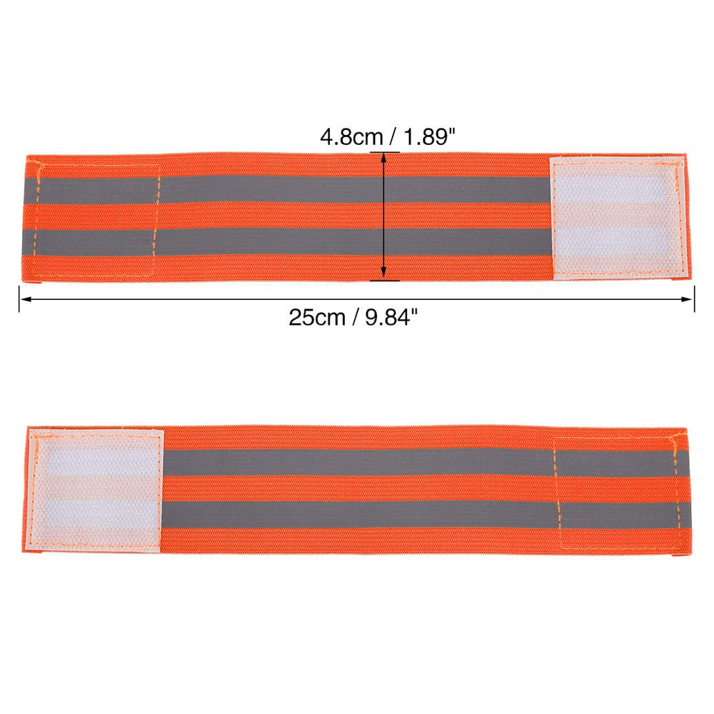 Four-pack orange wristbands for outdoor activities by X AUTOHAUX