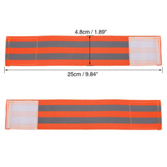 Four-pack orange wristbands for outdoor activities by X AUTOHAUX