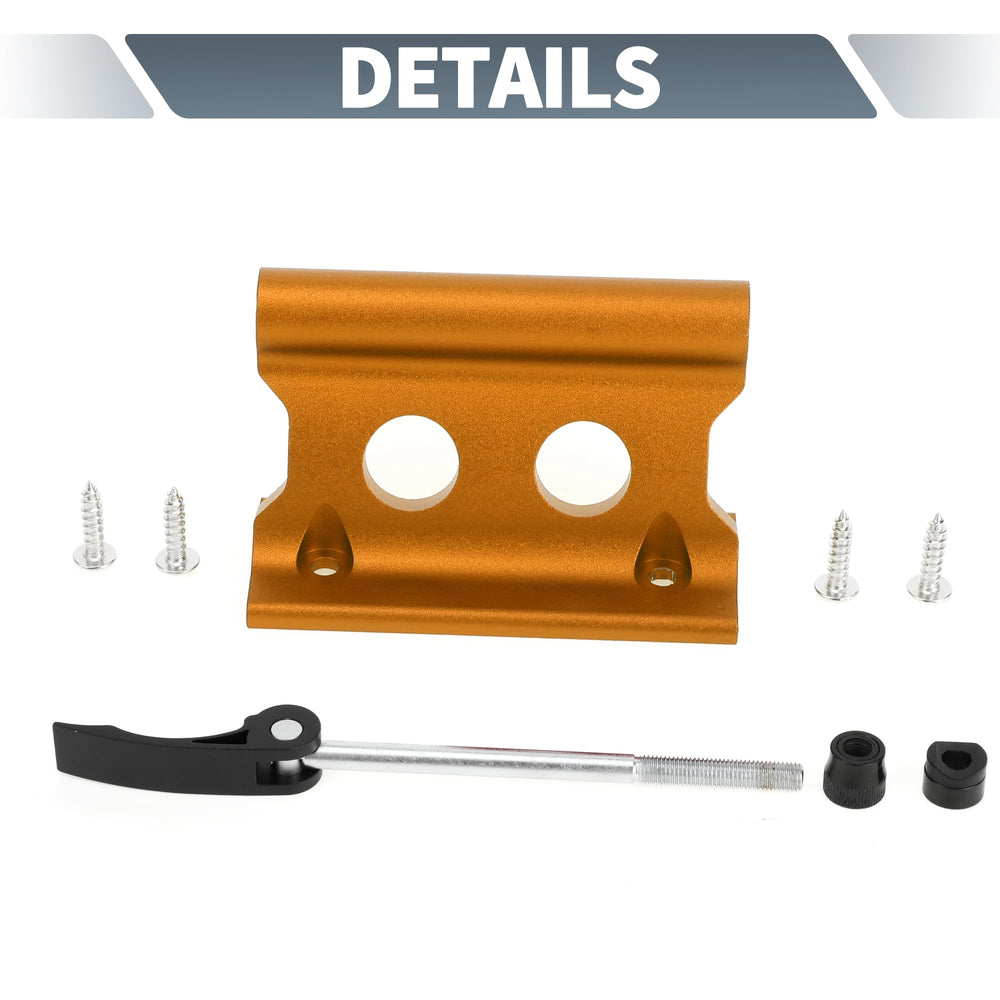 X AUTOHAUX thru-axle compatibility supports 6.5mm and 20mm forks.