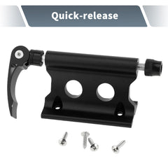 X AUTOHAUX universal quick-release bike fork mount clamp action, tool-free installation.