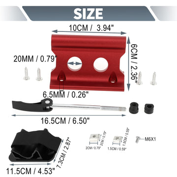 X AUTOHAUX versatile fork mount fits cruiser, mountain, and road bikes for any ride.