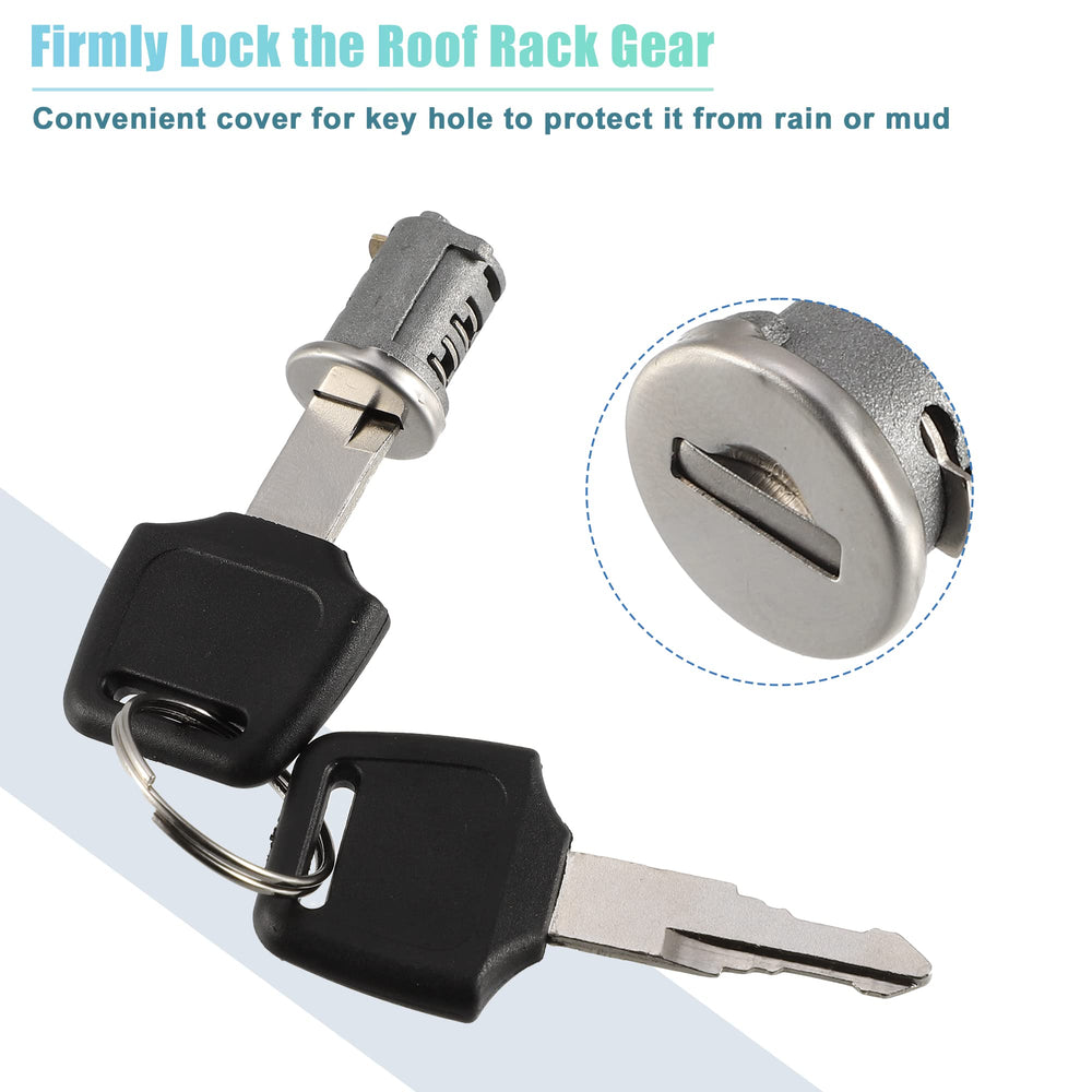 X AUTOHAUX Yakima-compatible lock cores fit standard roof racks