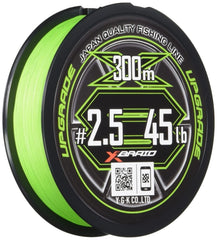 X BRAID Upgrade X8 all-green 300m spooled, for smooth casting and reliable strength