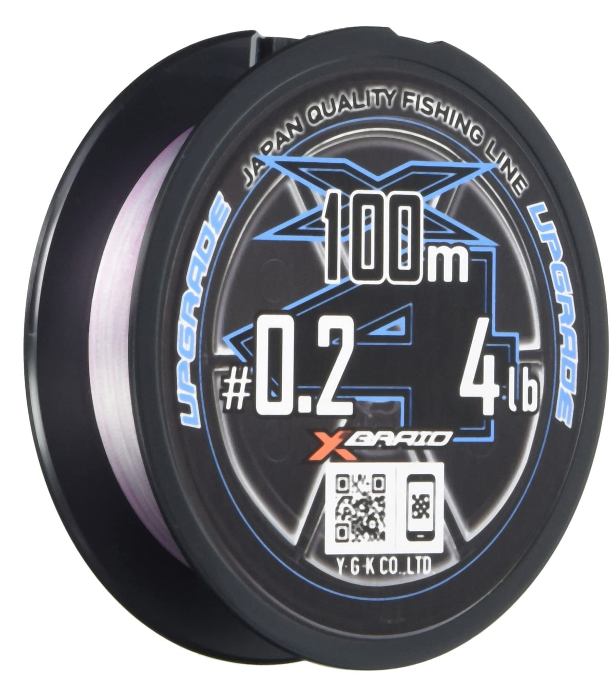 X BRAID Upgraded X4 line coil close-up highlighting smooth texture and compact profile