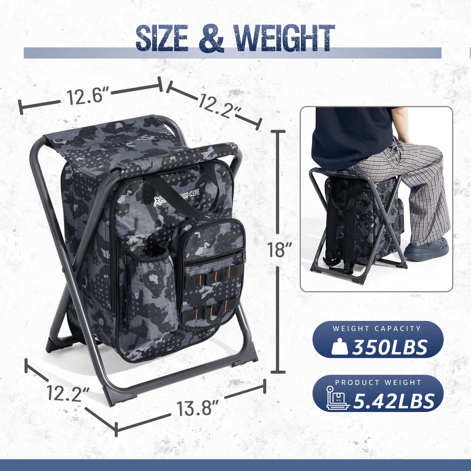X Strike chair side with cooler cupholder highlights beverage access on long days.