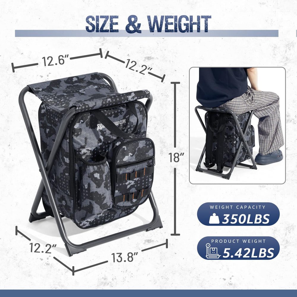 X Strike chair side with cooler cupholder highlights beverage access on long days.