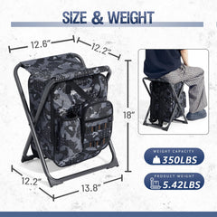 X Strike chair side with cooler cupholder highlights beverage access on long days.