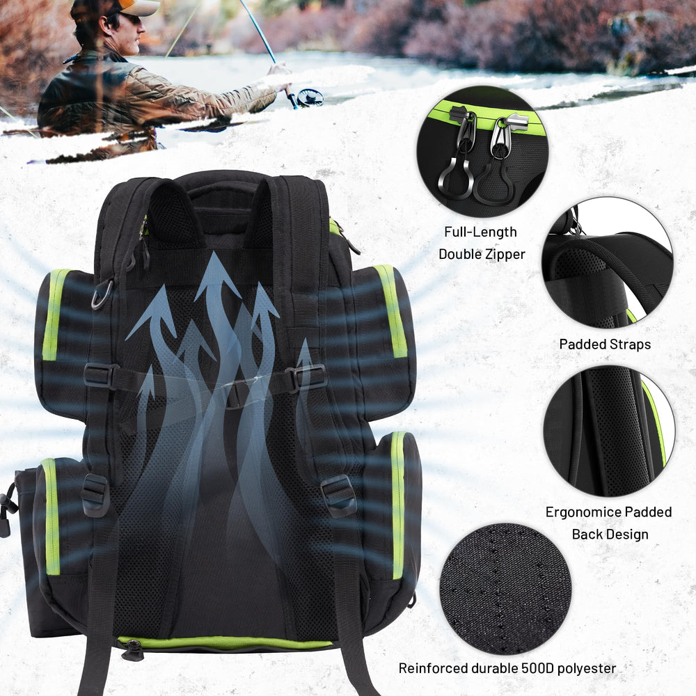 Front and side pockets for quick-access gear