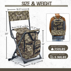 X Strike chair displays hanging point for pliers and quick-tool access.