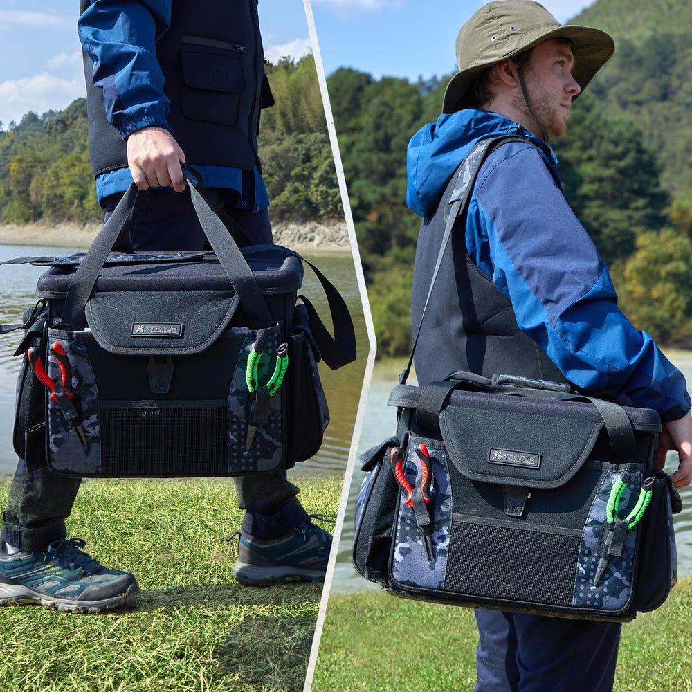 Package includes seven 3700 tackle boxes